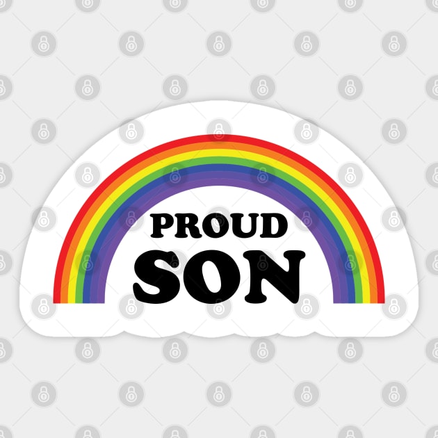 Proud Son Gay Pride Sticker by Carpe Tunicam